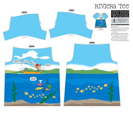 Gone fishing Large Size fabric by scifiwritir on Spoonflower - custom fabric