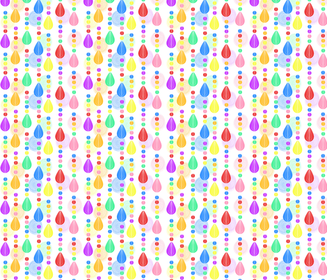 Candy Rain scribble background tiny fabric by glanoramay on Spoonflower - custom fabric