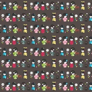 Kokeshi Trim on Dark
