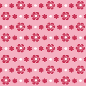 Simple Flower Trim in Pink