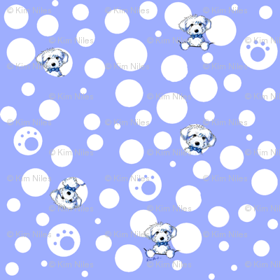 Maltese Boys On Blue