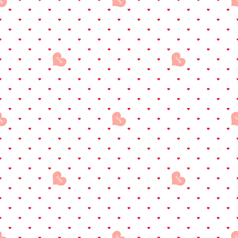 Sweetheart fabric by alfabesi on Spoonflower - custom fabric