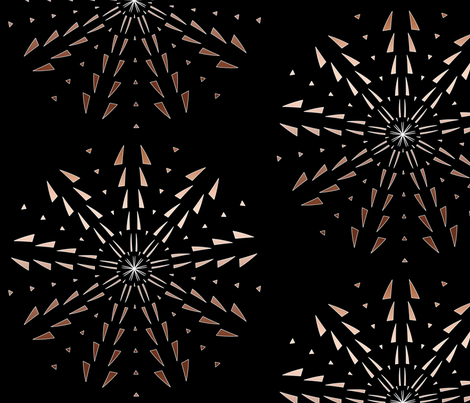 Snowflake Spirals 3 fabric by animotaxis on Spoonflower - custom fabric