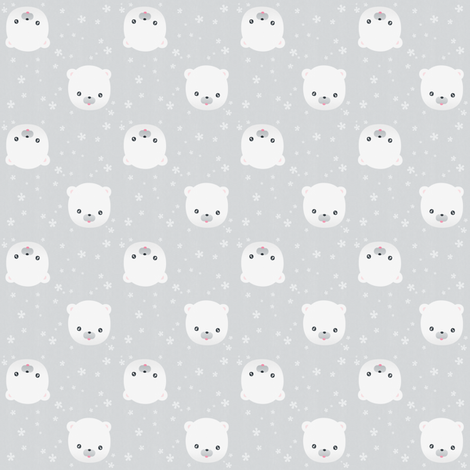 Polar Bear fabric by kulikuli on Spoonflower - custom fabric