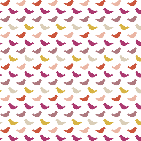 pinkbird fabric by mrshervi on Spoonflower - custom fabric