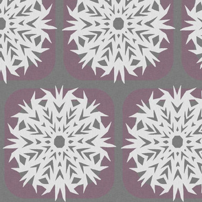 snowflakes on the window