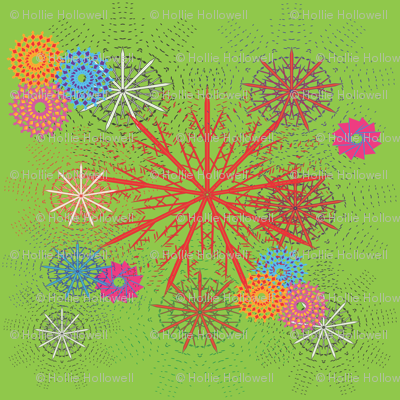 Colorful Snowflakes