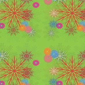 Colorful Snowflakes
