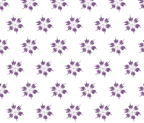 flower fade purple on white fabric by kellyjade on Spoonflower - custom fabric