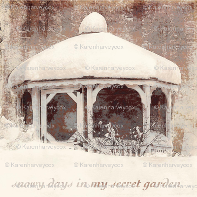 Snowy Days in my Secret Garden