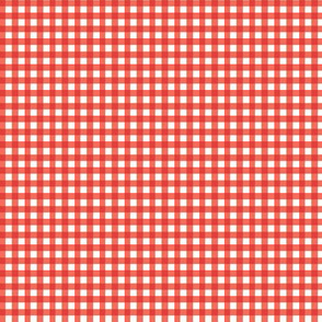 Gingham Coral