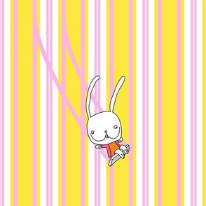 Happy go lucky - stripe (yellow)