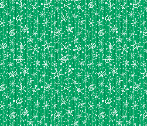 Astro Snowflakes fabric by edmillerdesign on Spoonflower - custom fabric