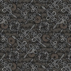 Snake Knots in Silver