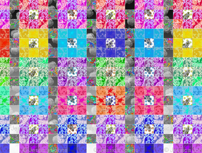 frog cheater quilt