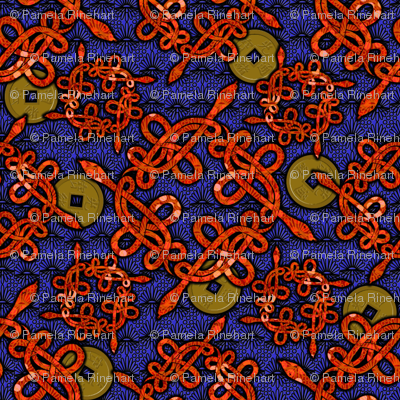 snake_knots_red_w_coins Contest Scale