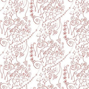 Tiny Floral Swirls
