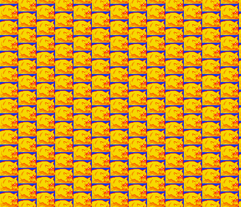 Big Yellow fabric by krussimages on Spoonflower - custom fabric