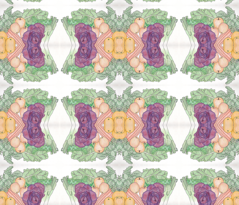 Fruits and Vegetables fabric by julia_canright on Spoonflower - custom fabric