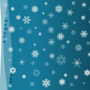 Snowy hills