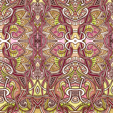 Tangled Trellis fabric by edsel2084 on Spoonflower - custom fabric