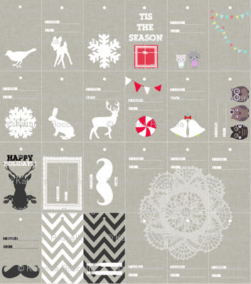 Xmas and Holidays tags