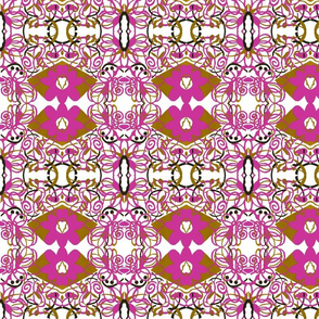 Sharon Collection: Pink String Floral