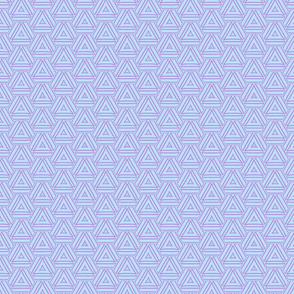 Purple and blue triangles