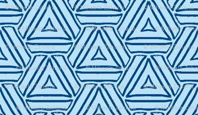Purple and blue triangles-ch