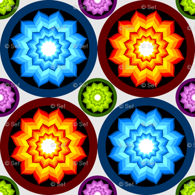 roundels - half-sine