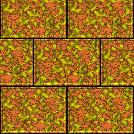 seaweed under water fabric by y-knot_designs on Spoonflower - custom fabric