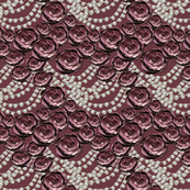 roses and pearls layered