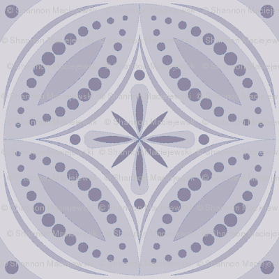Moroccan Tiles (Pale Violet)