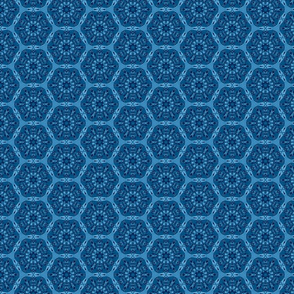 Cells of life, dark blue