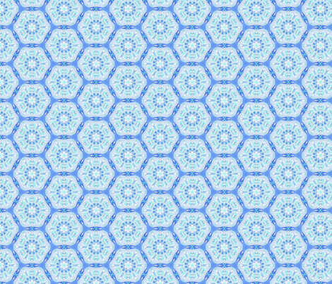 Blue connections fabric by abstract_design on Spoonflower - custom fabric
