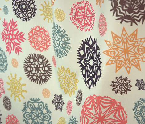 Xmas Lounge Paper Snowflakes