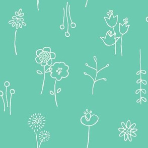Flower Show (teal)