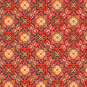Firey fabric design