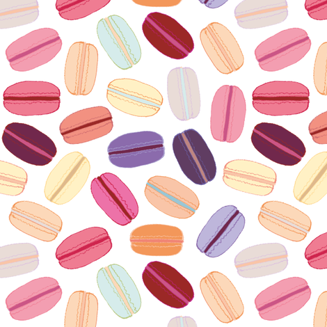 Macarons fabric by irina_radtke on Spoonflower - custom fabric