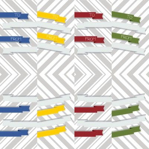 Modern Ribbon Gift Tags