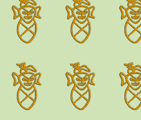 alien baby #1 fabric by technorican on Spoonflower - custom fabric