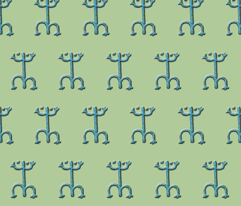 coqui #4 fabric by technorican on Spoonflower - custom fabric