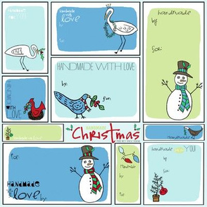 Holiday 2012 Handmade Gift Tags by: Patty Rybolt Designs!!!