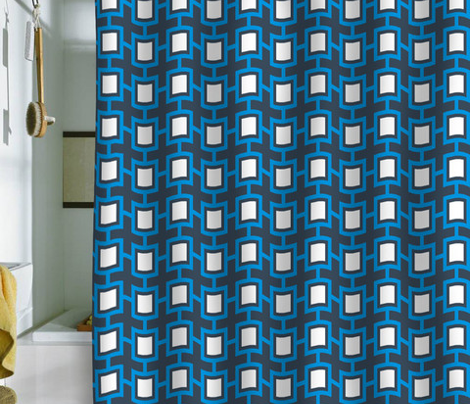 Concentric Blue Squares