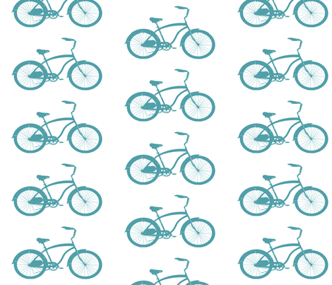Cruiser in Teal fabric by growingupwild on Spoonflower - custom fabric
