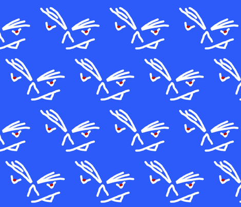 He missed! fabric by anniedeb on Spoonflower - custom fabric