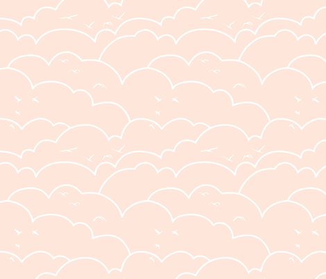flying high - pale pink