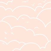flying high - pale pink