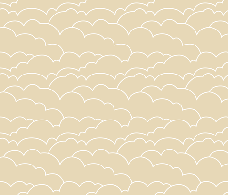 skyline clouds - latte