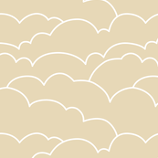 skyline clouds - latte
